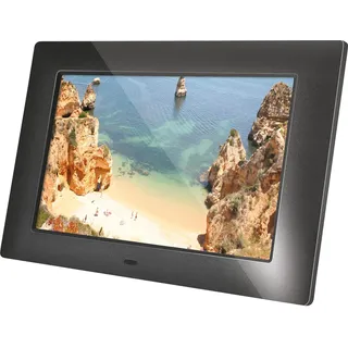 Braun Photo Technik Braun DigiFrame 720 schwarz 17,8cm (7 Zoll) 1024 x 600 Pixel, 16:9 Seitenverhältnis)
