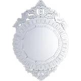 Beliani Wandspiegel CRAON 67 x 100 cm Silber