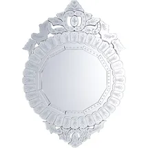 Beliani Wandspiegel CRAON 67 x 100 cm Silber