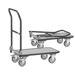 Fetra Klappwagen, 250kg, Ladefläche 900 x 600 mm, RAL 7016 anthrazitgrau