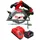 Milwaukee M18 FCS552-401 Akku-Handkreissäge 18 V 165 mm Brushless + 1x Akku 4,0 Ah + Ladegerät