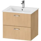 Duravit XBase Waschtischunterbau wandhängend B:60 cm mit 2 XB612003030-DU