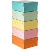 Falken Aufbewahrungsbox PURE Box Pastell 22001968 A5, 100mm sort.