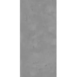 BREUER Badrückwand, Muster: Beton-Optik seidenmatt, Aluminium-Verbundplatte - grau