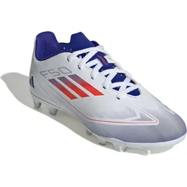 adidas F50 Club Kids FxG Cloud White / Solar Red / Lucid Blue 28