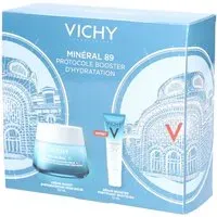 Vichy Minéral 89 Crème Boost Hydratation 100H Riche + Booster Quotidien Stimulant et Repulpant Offert Emballage(S) Combi pc(s)