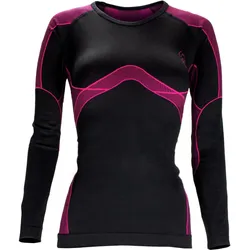 Funktionsunterhemd Damen | Thermounterhemd 'viper' | Seamless | Schwarz/Pink L