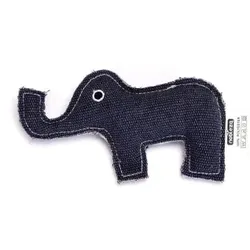 nobleza  - Plüschspielzeug Elefant blau