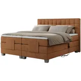 MKS Meble Boxspringbett 200 x 200 cm H4 Orange