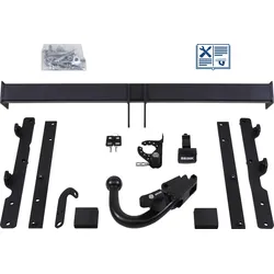Brink Anhängerkupplung abnehmbar inkl. Trail-Tec E-Satz 13polig & Montage - NISSAN NOTE
