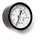 Wiltec Druckanzeige Manometer axial DN8 0-10 Bar 50 mm