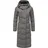 Ragwear Damen, Langer Wasserdichter Steppmantel mit Kuschelkragen