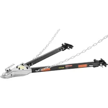 Vevor Anhängerkupplung, 2495 kg pulverbeschichtete, Universal-Anhängerkupplung aus legiertem Stahl, Kupplung passend für 2-Zoll-Kugelkupplung, 39,4-Zoll-Öffnungsbreite, für Wohnmobil-PKW-Anhänger-LKW