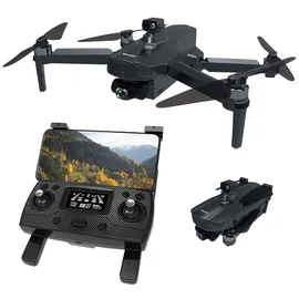 Simulus Faltbare GPS-Drohne, 4K-Cam, 360°-Abstandssensor, Brushless-Motor, App