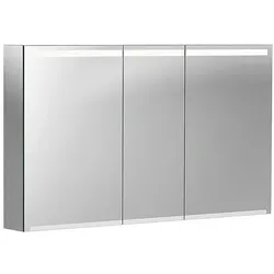 Spiegelschrank Geberit Option mit LED-Beleuchtung, 3 Türen, 1200 x 700 x 150 mm - 500207001