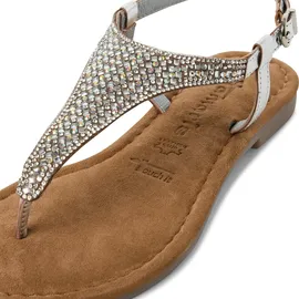 TAMARIS Riemchensandale Damen Silber 38
