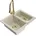 Carlos 1 5-Becken Granitspüle Beige Handbetätigung 6518 x 69 mm