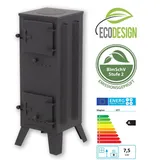 Freistehender Premium Ofen Werkstattofen 7,5 KW + GRATIS OFENBLECH