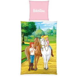 Herding Bibi und Tina Schriftzug multicolour 135 x 200 cm + 2 x 80 x 80 cm