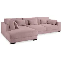 filippo Ecksofa Marsala Cord Rosa