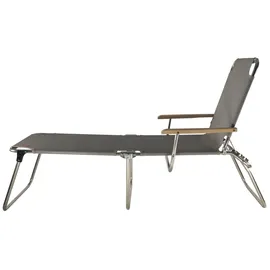JAN KURTZ Fiam Amigo Dreibeinliege 190 x 69 x 29 cm grau