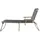 JAN KURTZ Fiam Amigo Dreibeinliege 190 x 69 x 29 cm grau