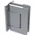 Colcom 8010BTJC Duschtür Scharnier 90 Grad Glas-Wand Hydraulik Aluminium silberfärbig