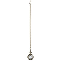 Boland Steampunk-Taschenuhr mit Kette golden - Bronze
