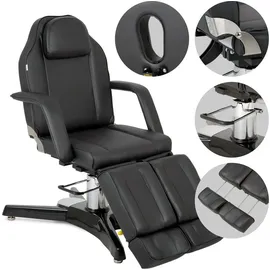 Habys Massageliege Max Hydraulisch, Pneumatische Verstellung, Kosmetikliege, 194 x 62 schwarz