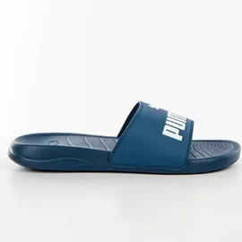 Puma Unisex Popcat 20 Slide Sandal, Inky Blue White, 39