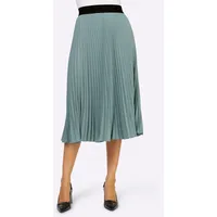Heine Plisseerock in jade | Gr.: 36