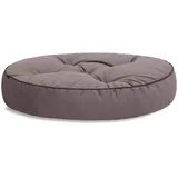 PillowPrim Bodenkissen – Palettenkissen – Für Meditationsliebhaber – Entspannung & Stil – Rundes Bodenkissen im japanischen Stil – Braun – 57x57 cm