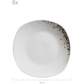 Mäser Space Dust Tafelservice 18-tlg. weiß