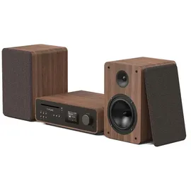 Pure Classic Stereo Coffee Black/Walnut EU/UK