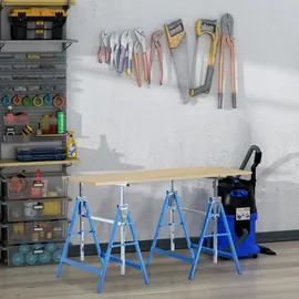 Homcom 2 x Gerüstbock höhenverstellbar bis 200kg