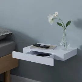 [en.casa] Hyvinkää Wandregal 39,5 x 25 x 5 cm Weiß