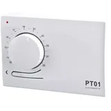 Elektrobock EOB Raumthermostat mit automatischer Nachtabsenkung, PT01 Weiß