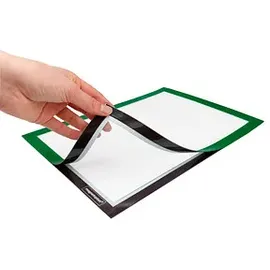 Magnetoplan Magnetrahmen selbstklebend Magnetofix grün A4 2 St.