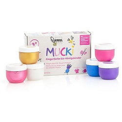 Mucki Fingerfarben für Königskinder, 6x 50ml