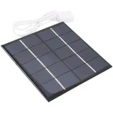 1,2-W-Solarpanel-Ladegerät, Polykristallines Silizium, 5-V-Solarpanel für Telefon-Powerbank, 3,7-V-Akku, Notstrompanel für Camping, Wandern, Rucksackreisen
