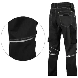 ART.MAS Jeans-Stretch-Arbeitshose Schwarz S