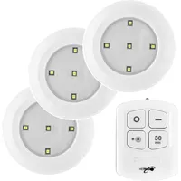 Heitech LED Wandleuchte 3er Pack 4003523 Weiß