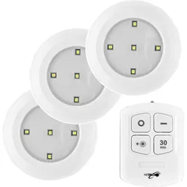 Heitech LED Wandleuchte 3er Pack 4003523 Weiß
