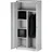 BISLEY Putzmittelschrank Universal E782AAG645 lichtgrau 4 Fachböden 91,4 x 40,0 x 195,0 cm, aufgebaut, 1 St.