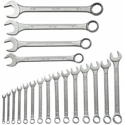 FAMEX 10344-19 Gabel-Ringschlüssel Satz 19-tlg.
