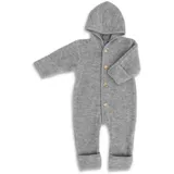 Engel Kinder Fleece Overall (Größe 74 , grau)