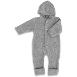 Engel Kinder Fleece Overall (Größe 74 , grau)