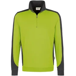 Zip-Sweatshirt Contrast "Performance" 476 - L - kiwi