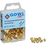GOWI 100 Gowi Musterbeutelklammern Rundkopf