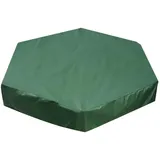 Felenny Sechseckige Sandkastenabdeckung mit Kordelzug, wasserdicht, staubdicht, Sandkastenabdeckung für Garten und Außenbereich